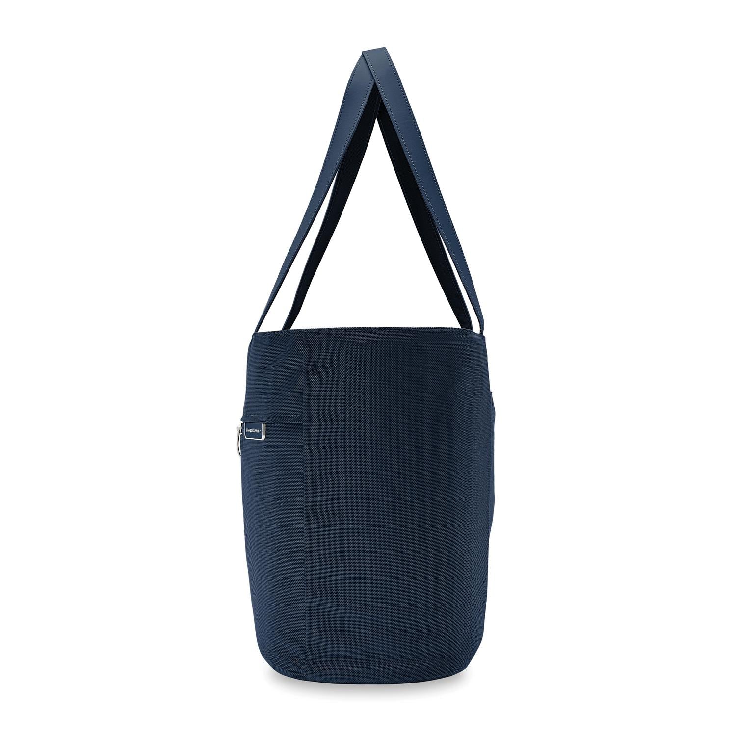 Briggs and Riley Traveler Tote Navy Side View
