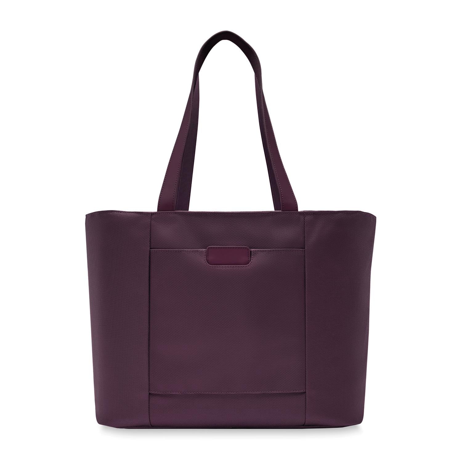 Baseline Traveler Tote Plum Back View