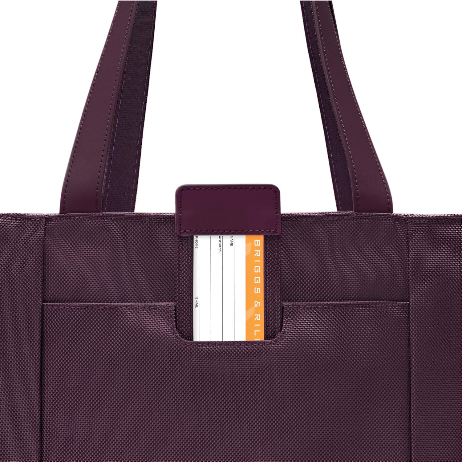 Baseline Traveler Tote Plum ID Card