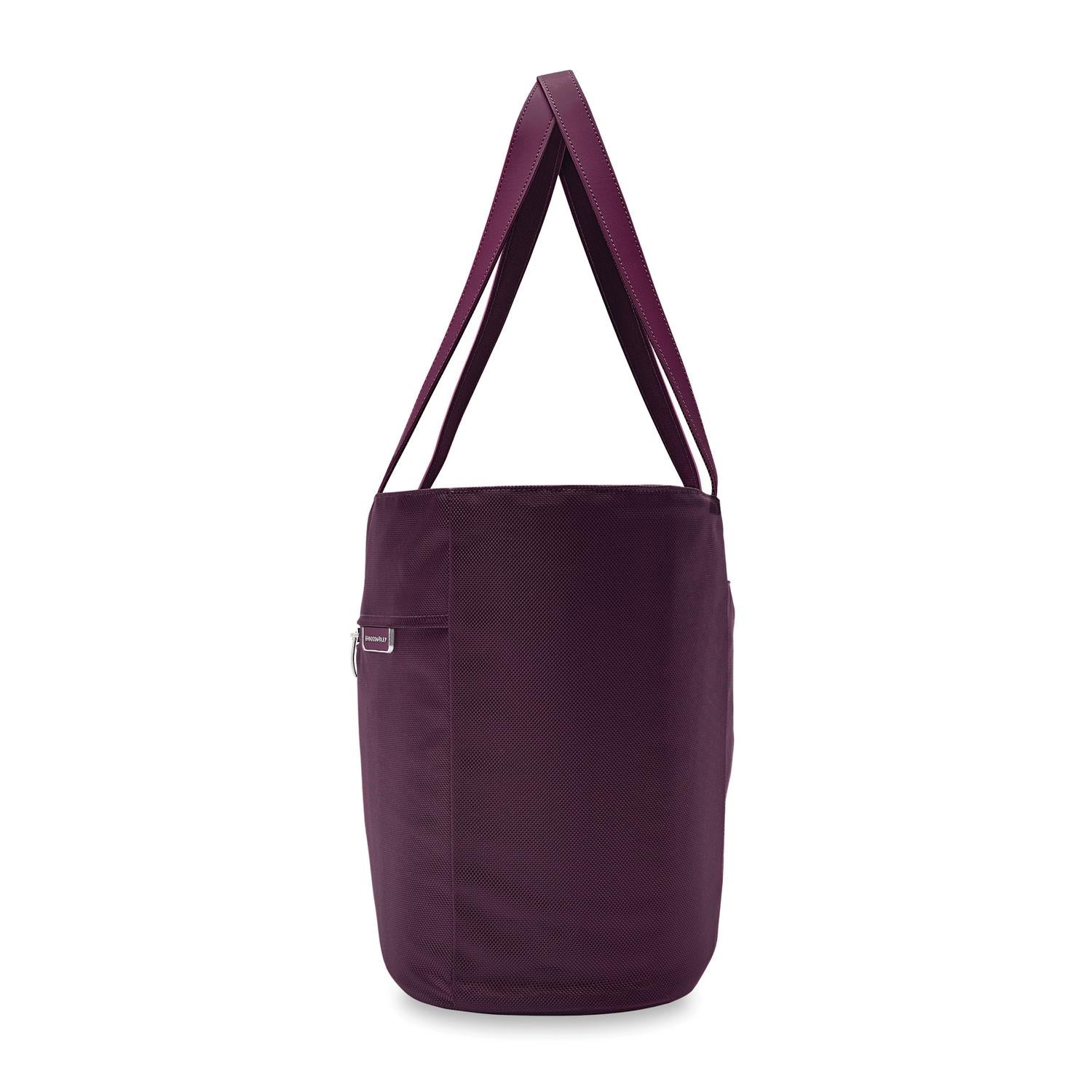 Baseline Traveler Tote Plum Side View