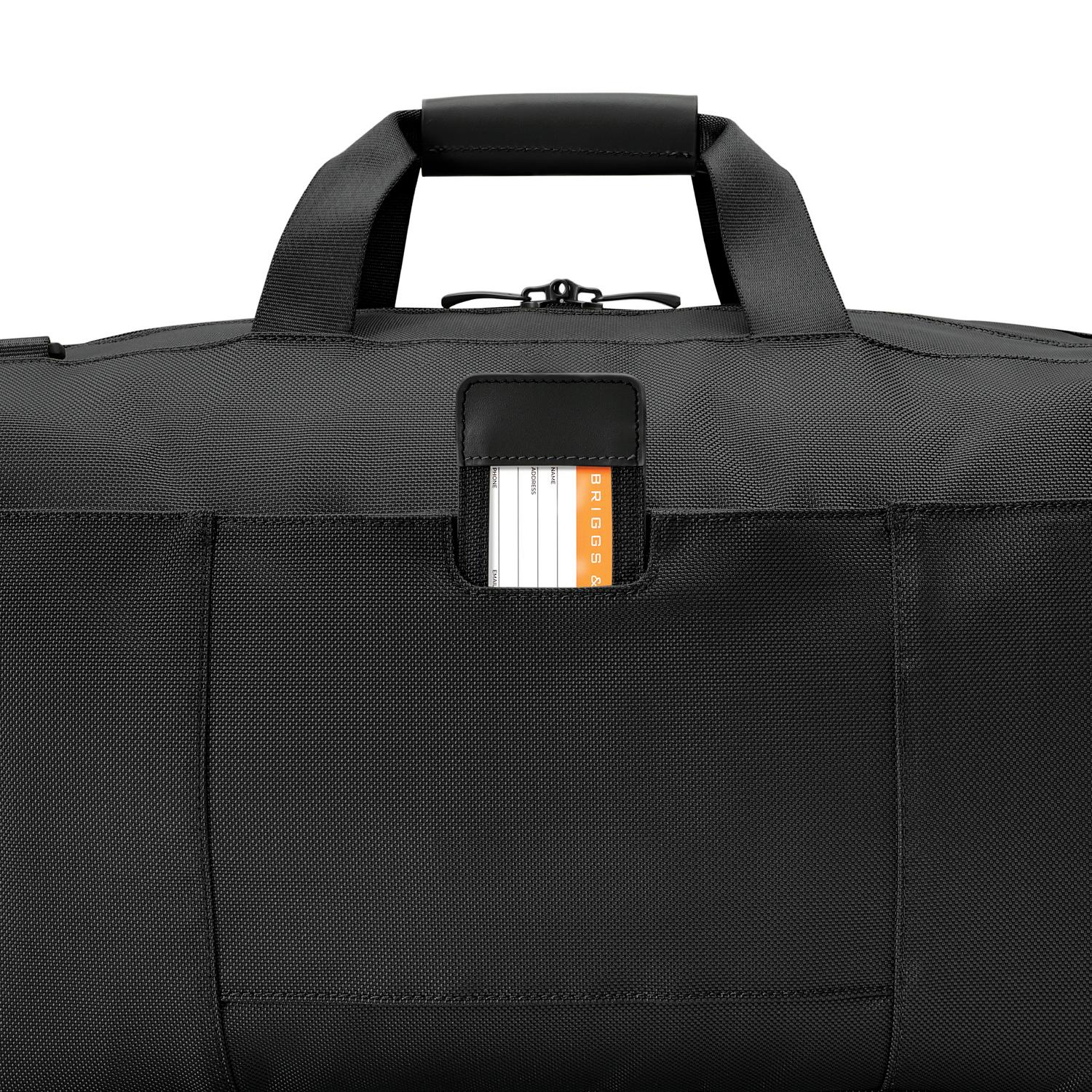Briggs and Riley Weekender Duffle Black ID Tag