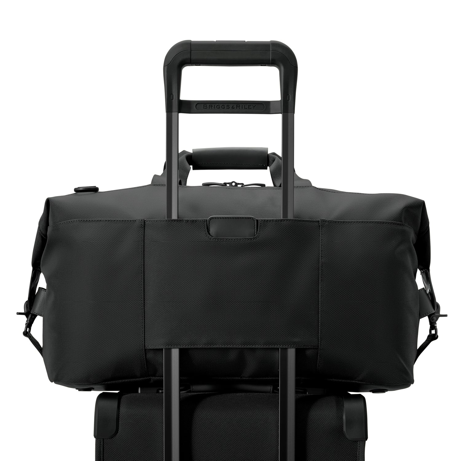 Briggs and Riley Weekender Duffle Black Slip Through Back Panel