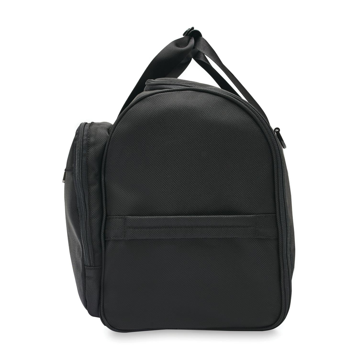 Briggs and Riley Garment Duffle Black Side View
