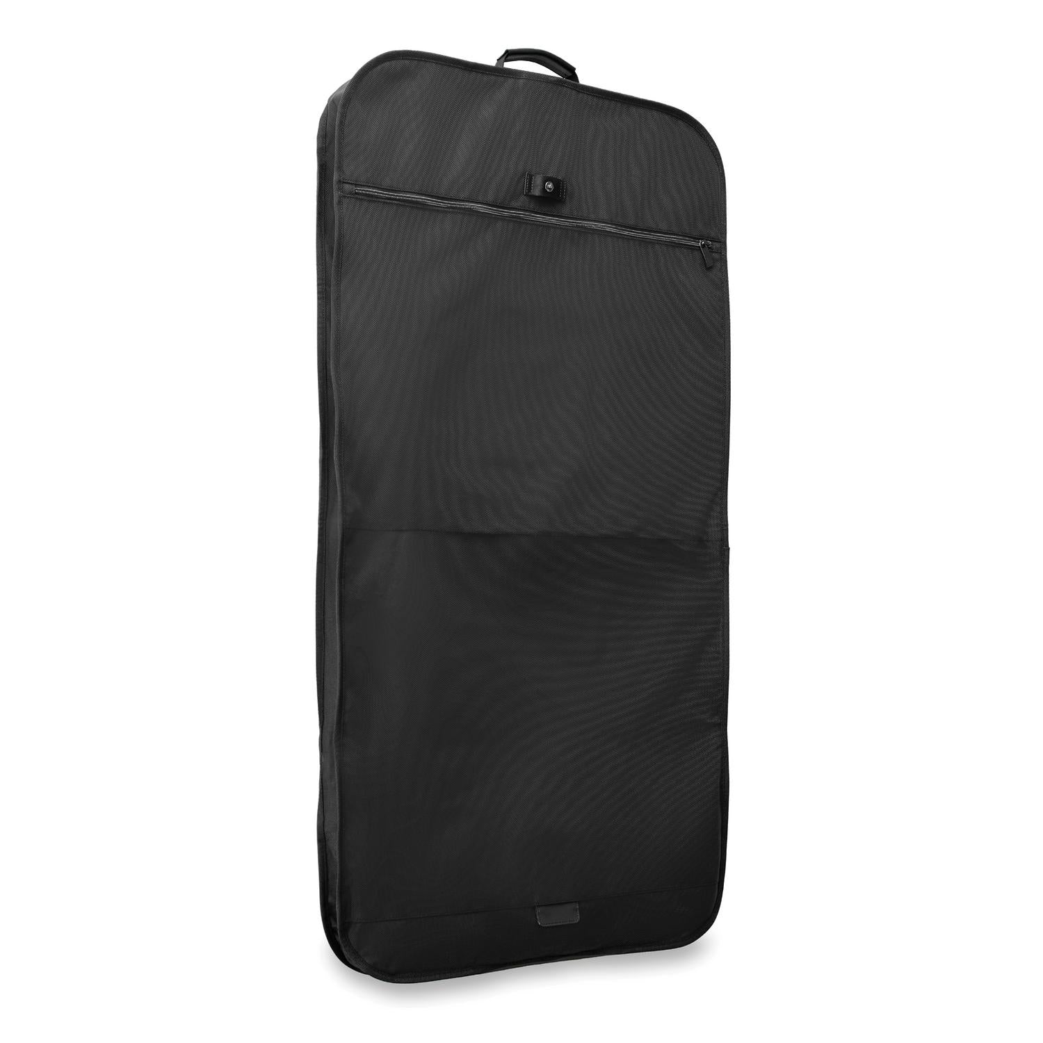 Briggs and Riley Classic Garment Bag Black Open Side View