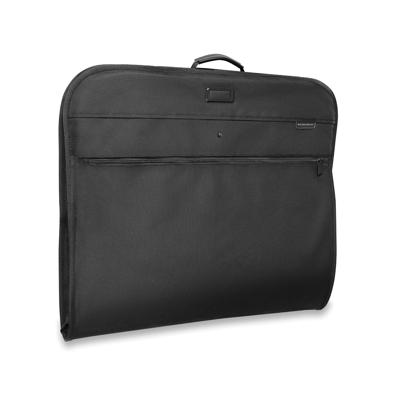Briggs and Riley Classic Garment Bag Black Side View