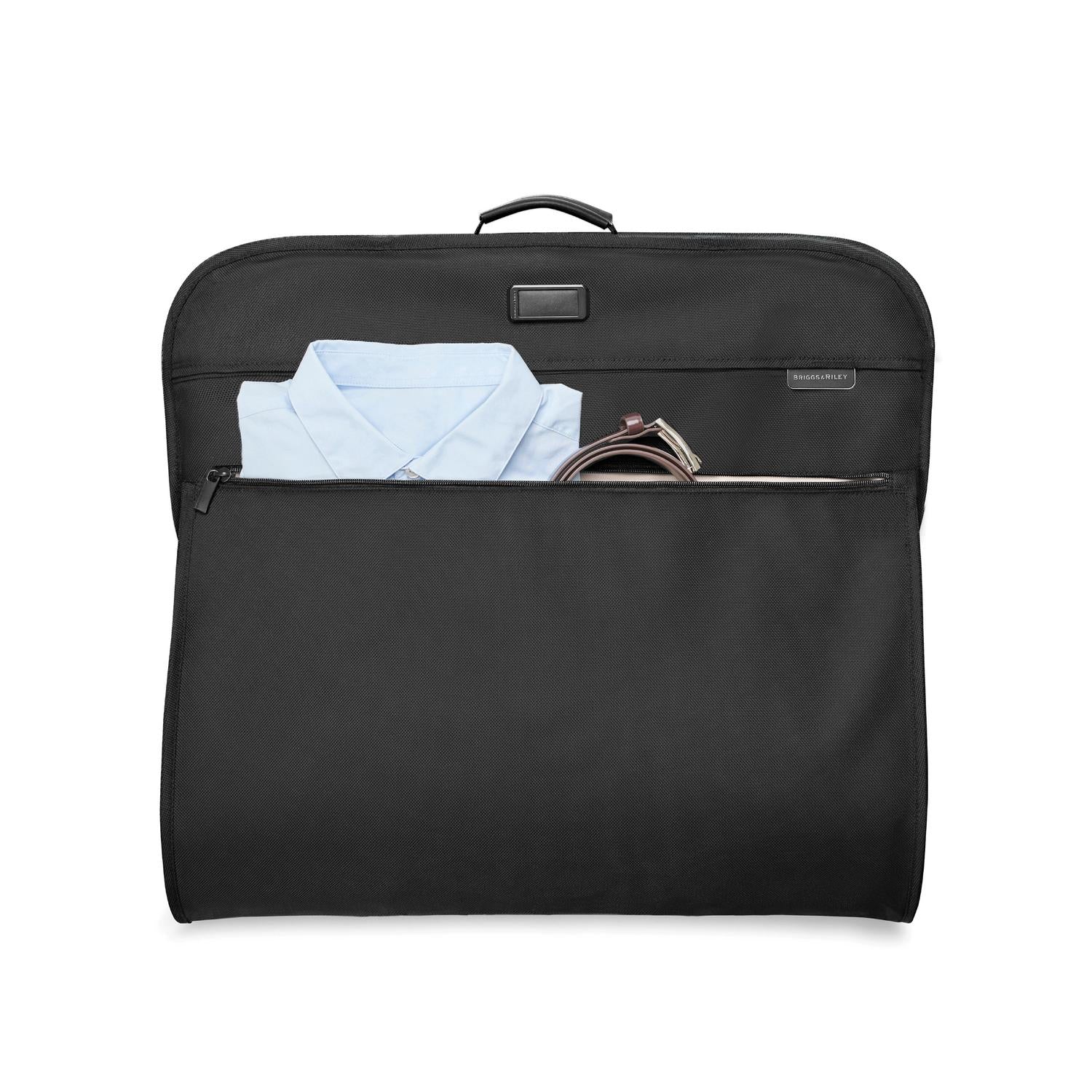 Briggs and Riley Classic Garment Bag Black Front Pocket
