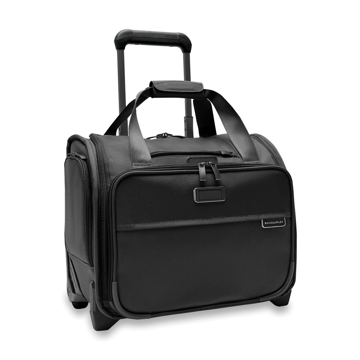 Briggs and Riley 2-Wheel Cabin Bag Black Side View