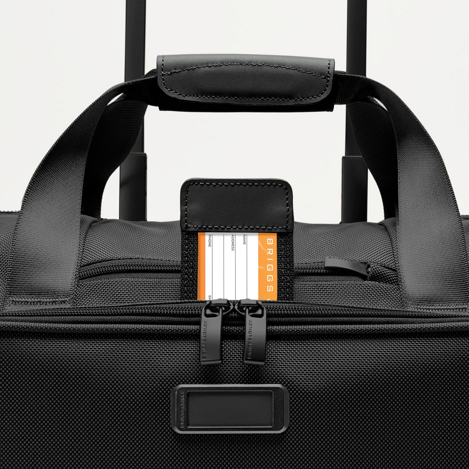 Briggs and Riley 2-Wheel Cabin Bag Black ID Tag