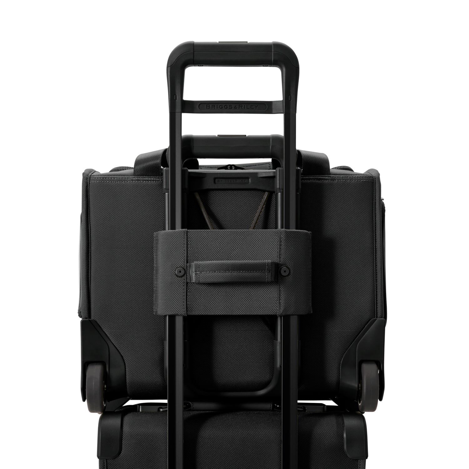 Briggs and Riley 2-Wheel Cabin Bag Black Interlocking Handle System