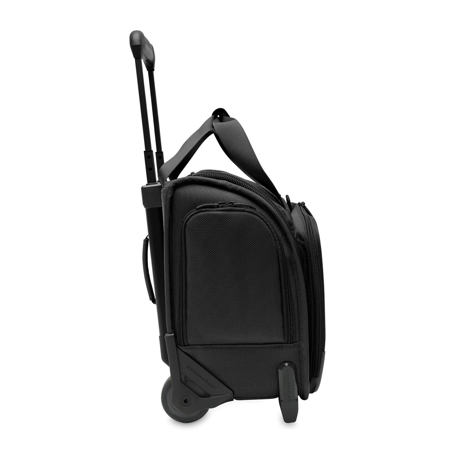 Briggs and Riley 2-Wheel Cabin Bag Black Side View
