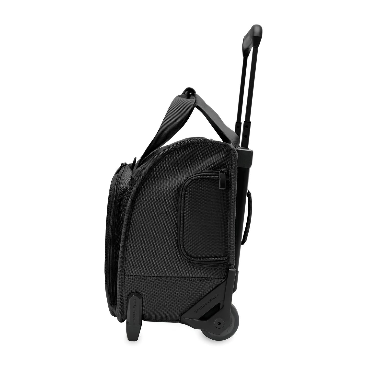 Briggs and Riley 2-Wheel Cabin Bag Black Side View