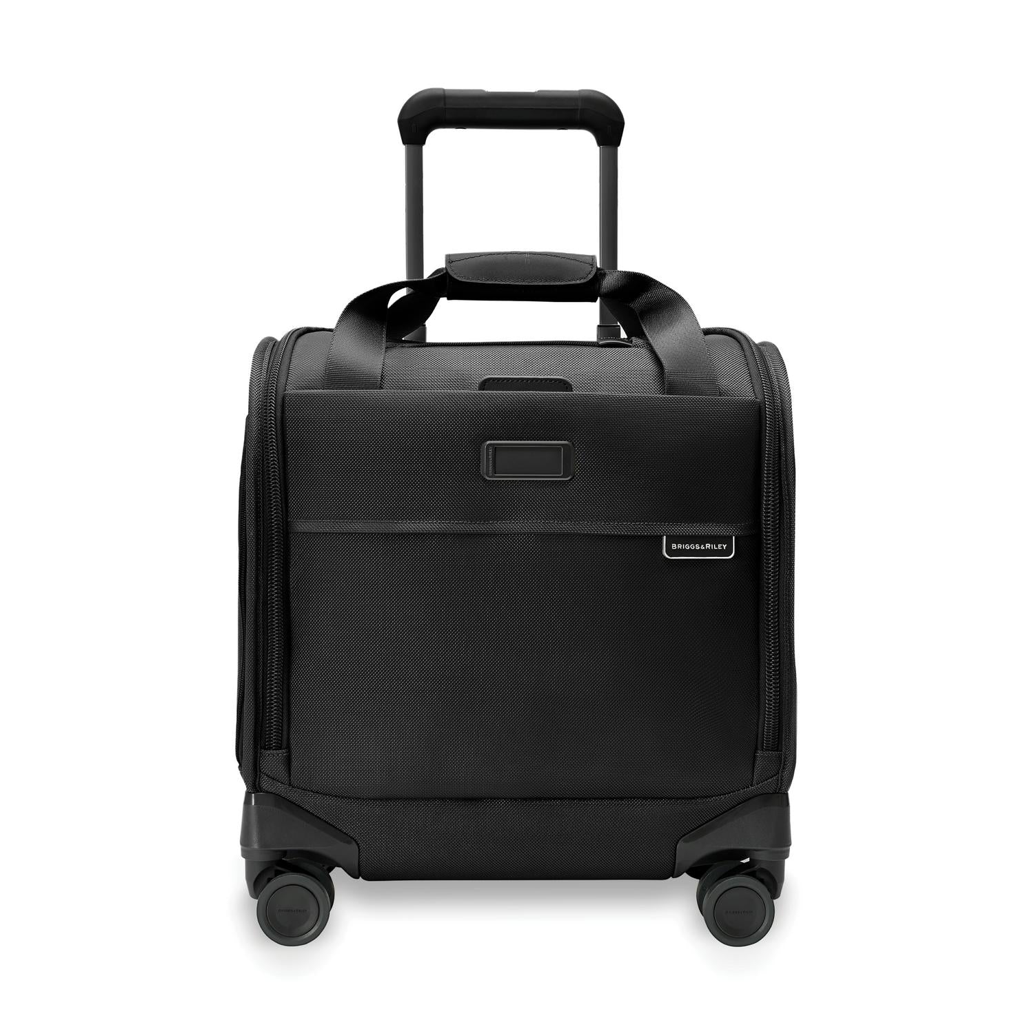Briggs and Riley Cabin Spinner Black Front View