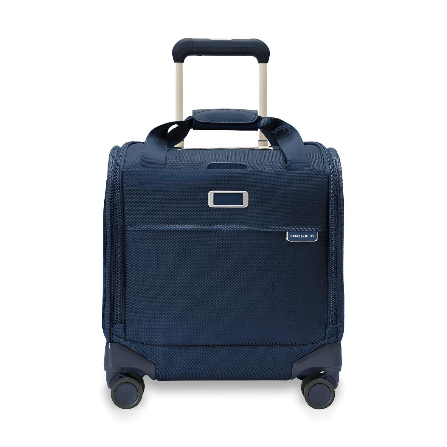 Briggs and Riley Baseline Cabin Spinner Navy Front View