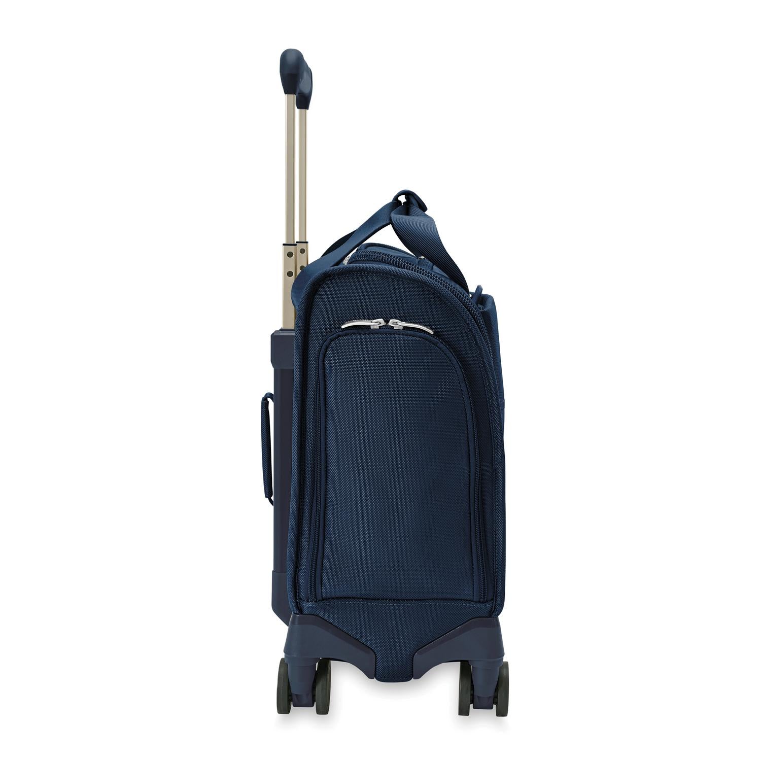Briggs and Riley Baseline Cabin Spinner Navy Side View