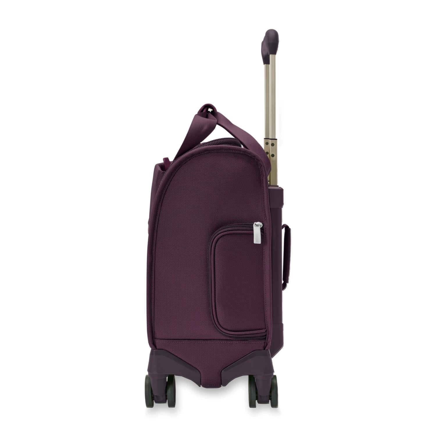 Baseline Cabin Spinner Plum Side Pocket