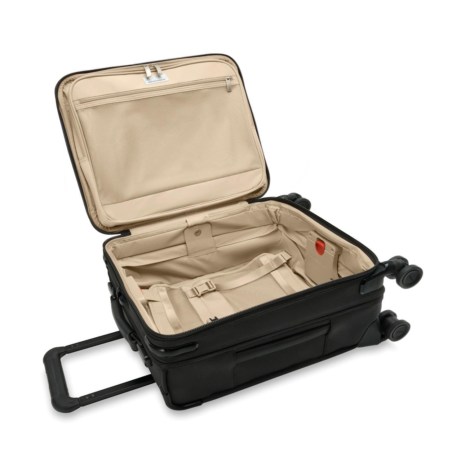 Briggs and Riley Compact Carry-On Spinner Black Open View