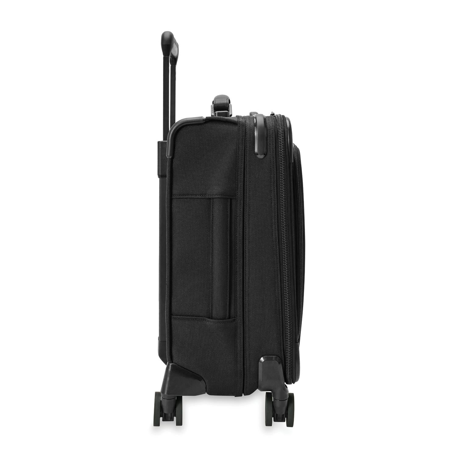 Briggs and Riley Compact Carry-On Spinner Black Side View