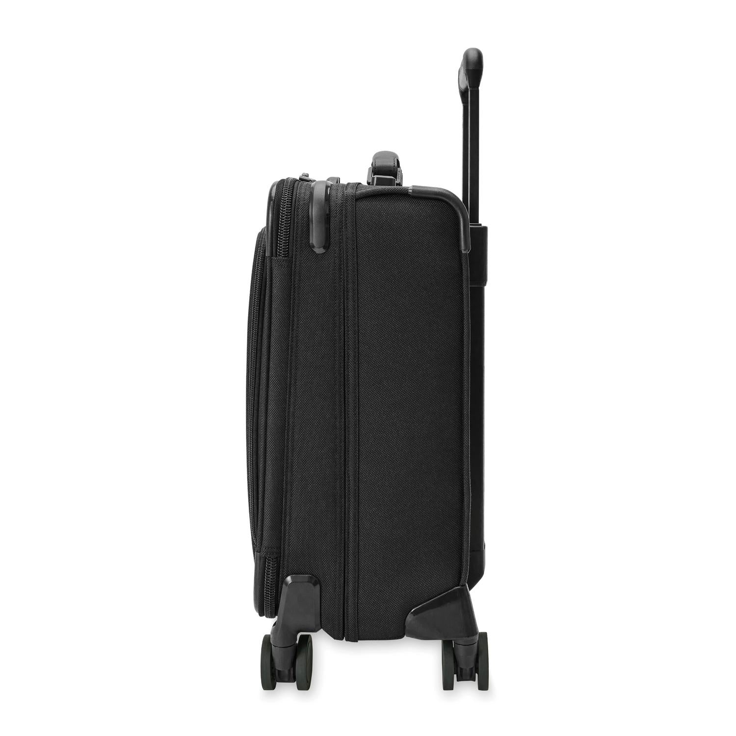 Briggs and Riley Compact Carry-On Spinner Black Side View