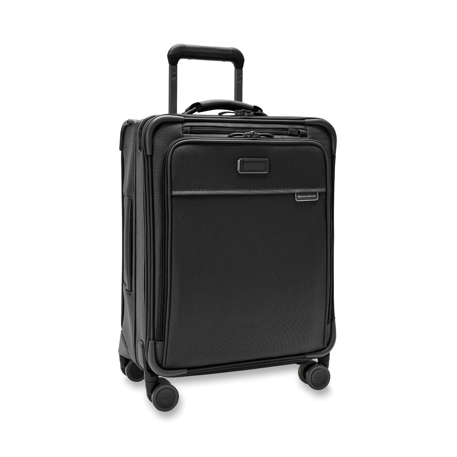 Briggs and Riley Global Carry-On Spinner Black Side View