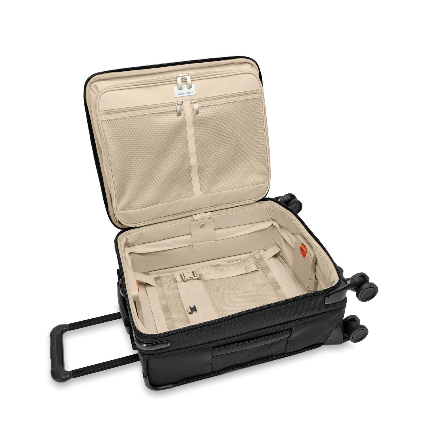 Briggs and Riley Global Carry-On Spinner Black Open
