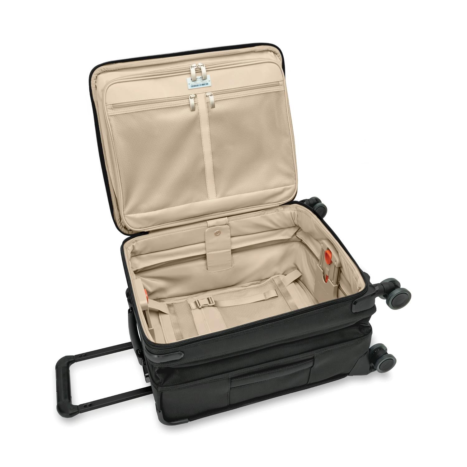Briggs and Riley Global Carry-On Spinner Black Open View