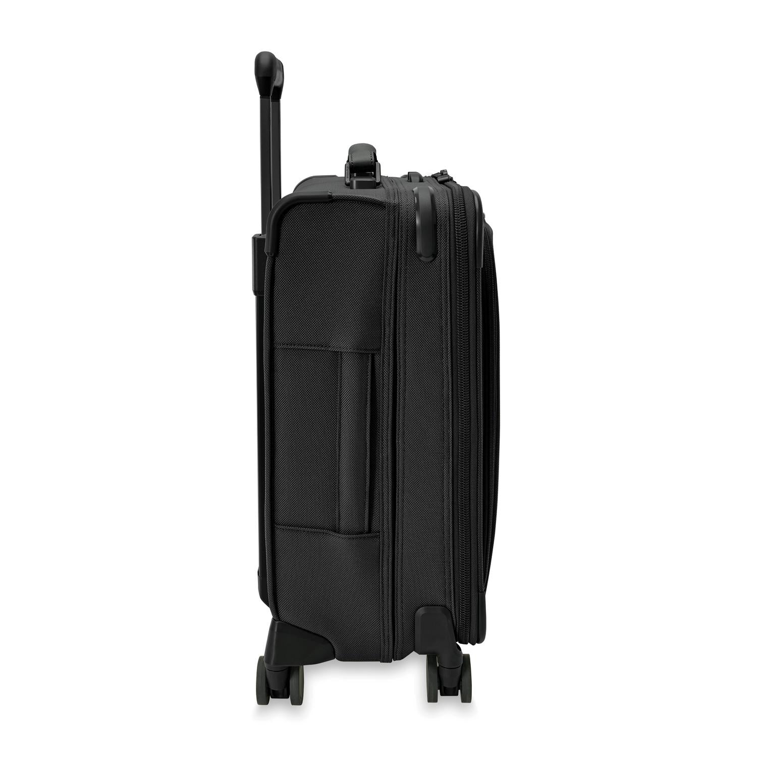 Briggs and Riley Global Carry-On Spinner Black Side
