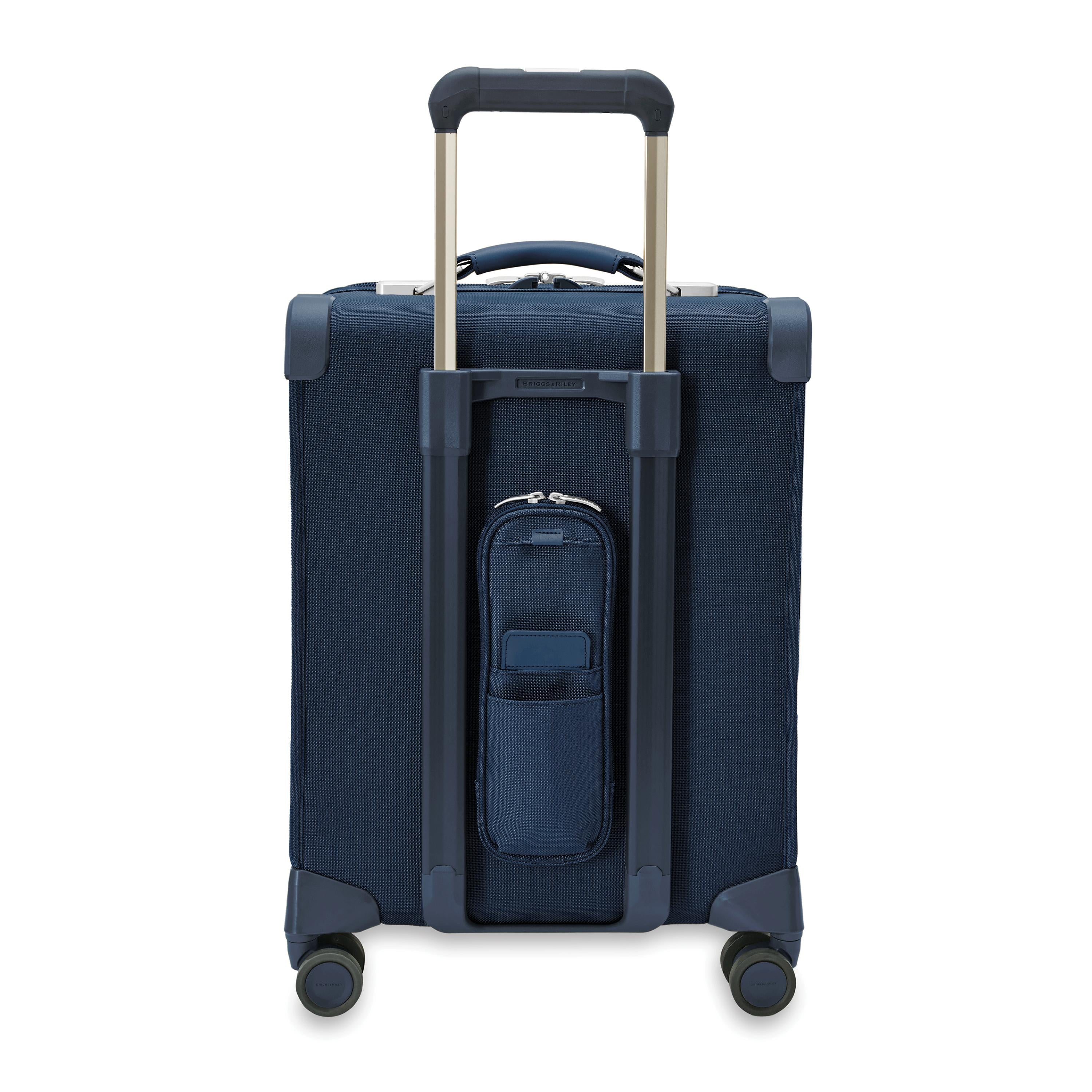 Briggs and Riley Global Carry-On Spinner Navy Back View