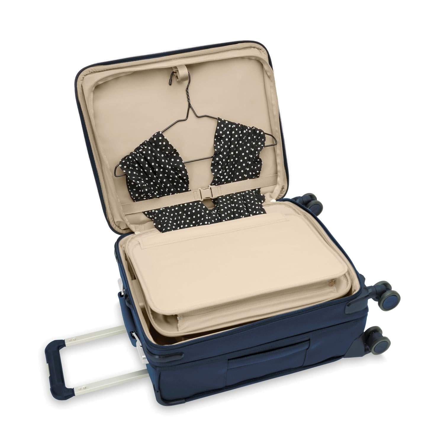 Briggs and Riley Global Carry-On Spinner Navy Tri-fold Garment Folder