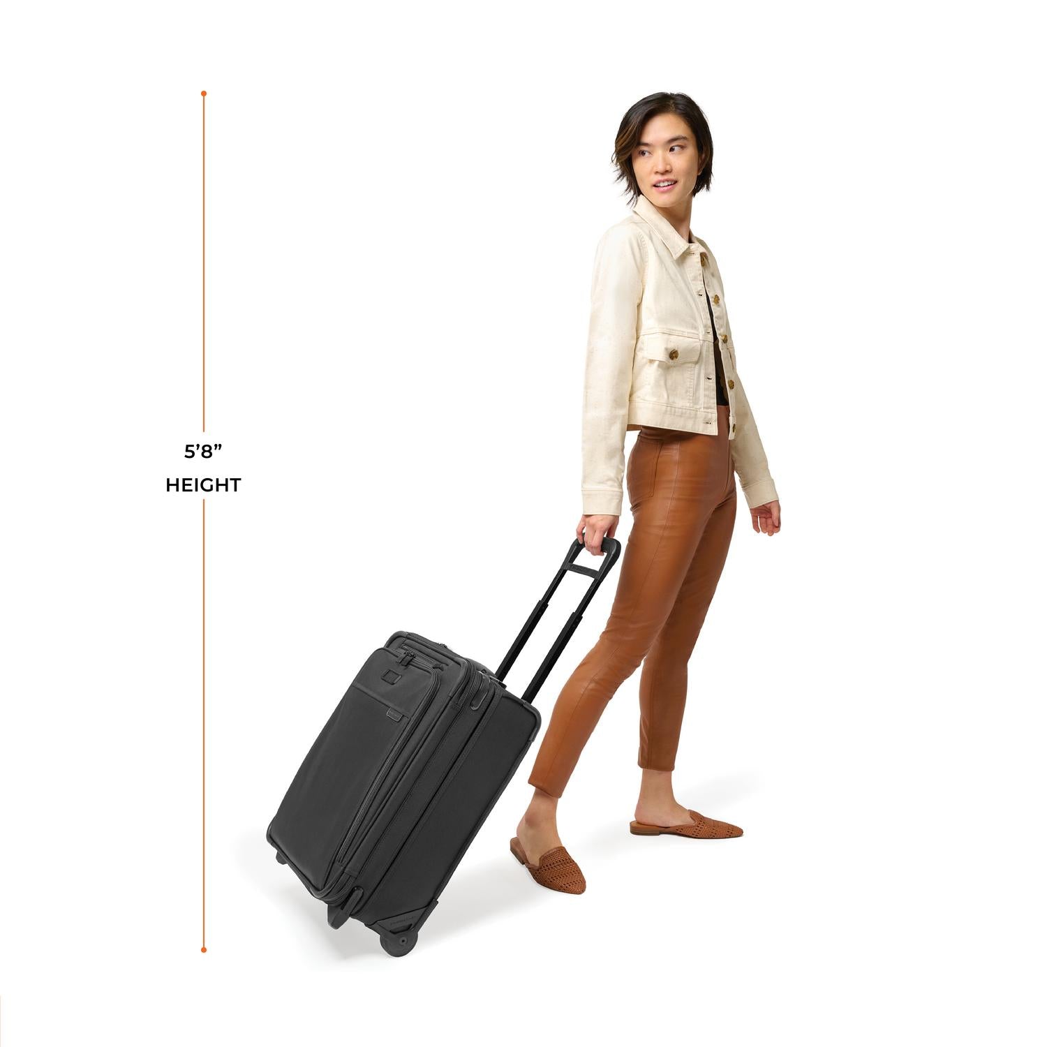 Briggs and Riley Global 2-Wheel Carry-On, Model Height 5&