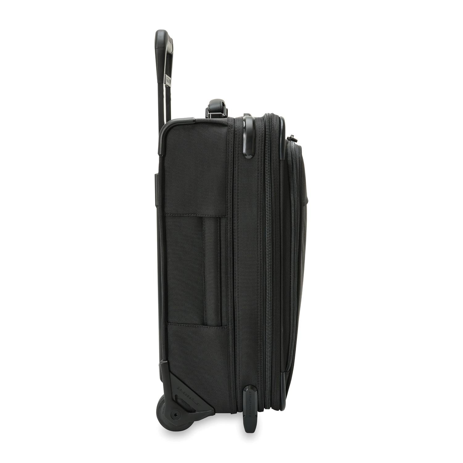 Briggs and Riley Global 2-Wheel Carry-On Black Side View