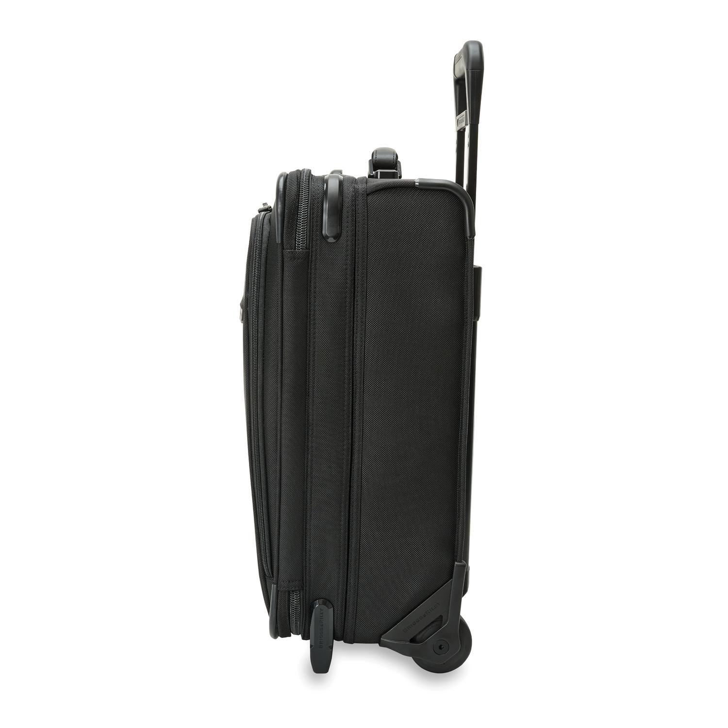 Briggs and Riley Global 2-Wheel Carry-On Black Side View