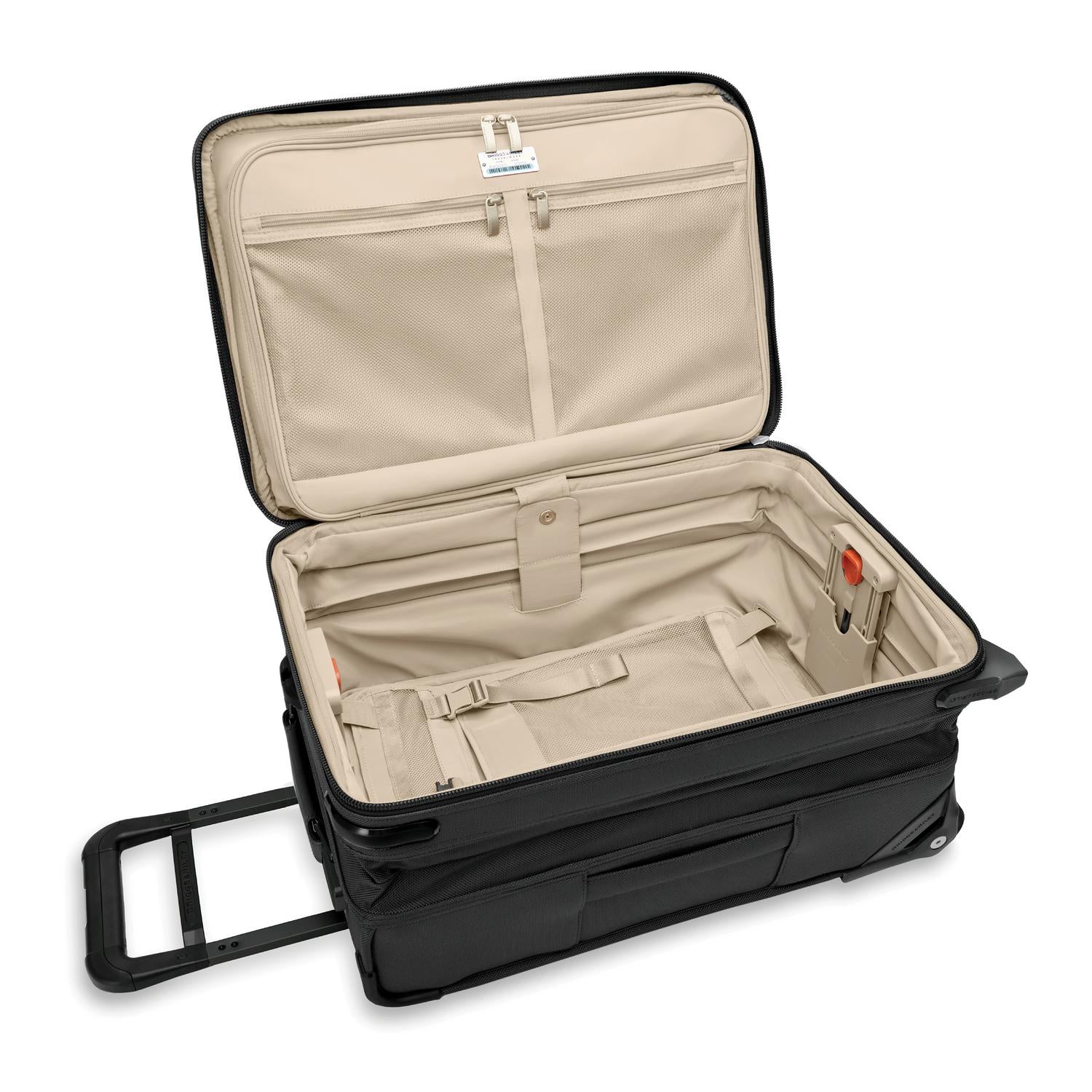 Briggs and Riley Essential 2-wheel Carry-On Black Open View
