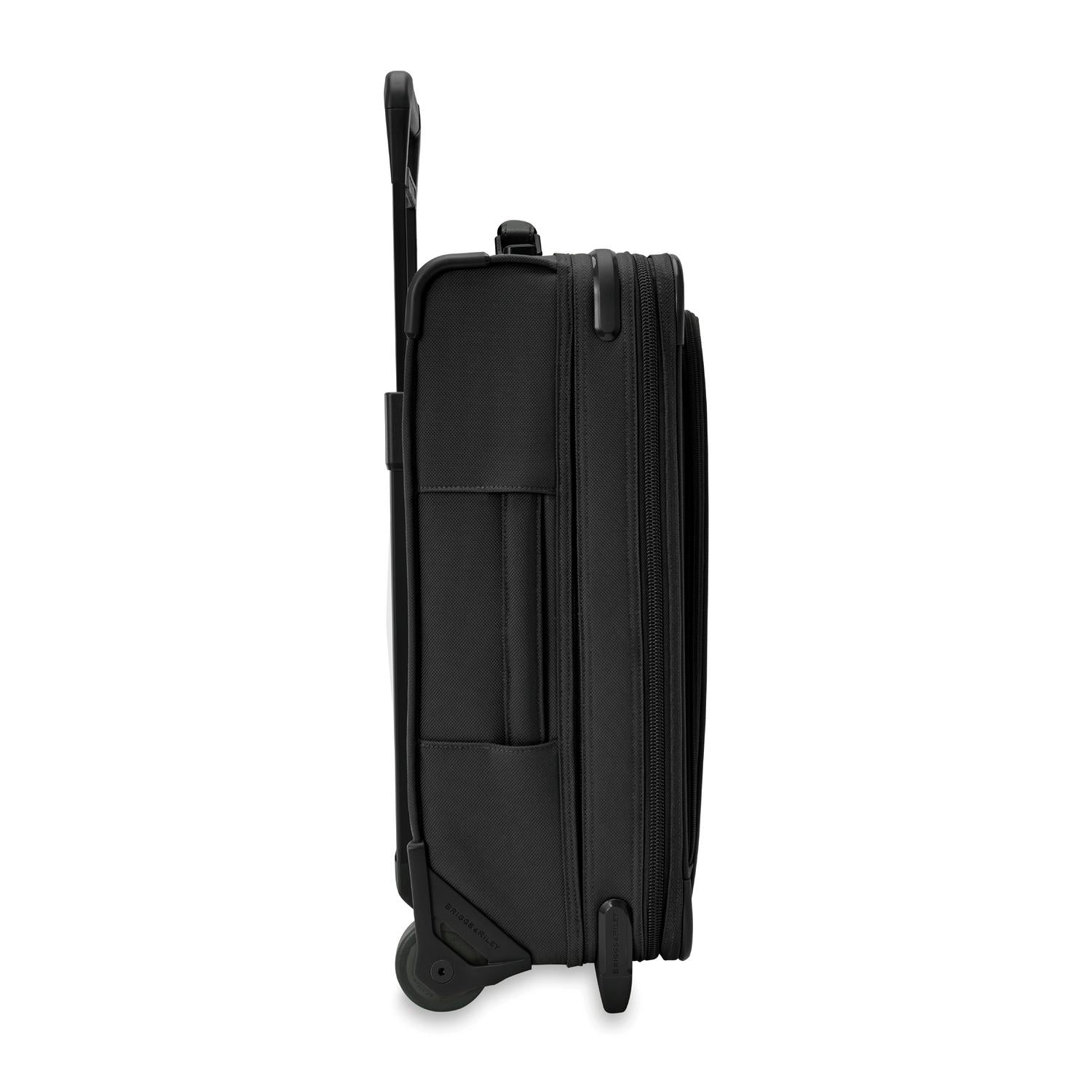 Briggs and Riley Essential 2-wheel Carry-On Black Side View