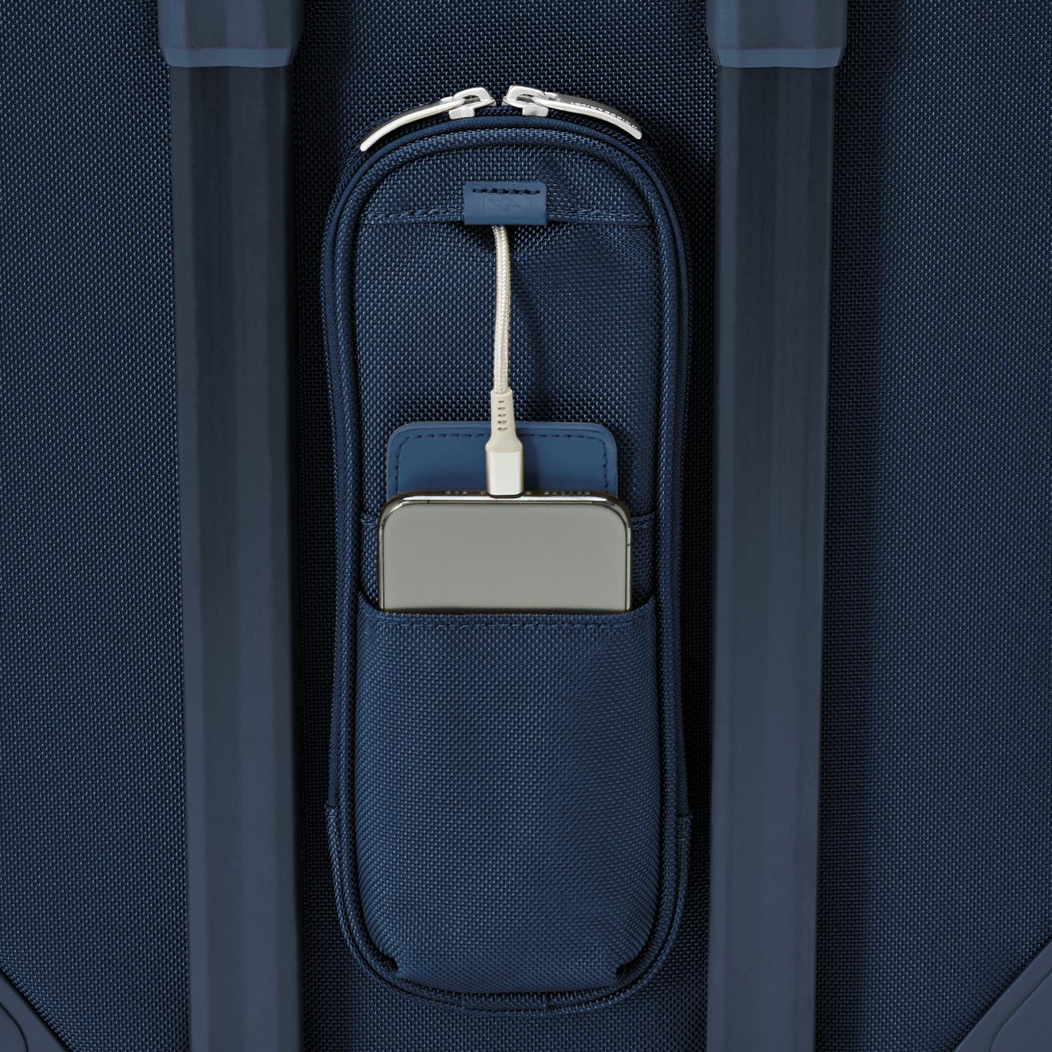 Briggs and Riley Essential 2-wheel Carry-On Navy Back Pocket