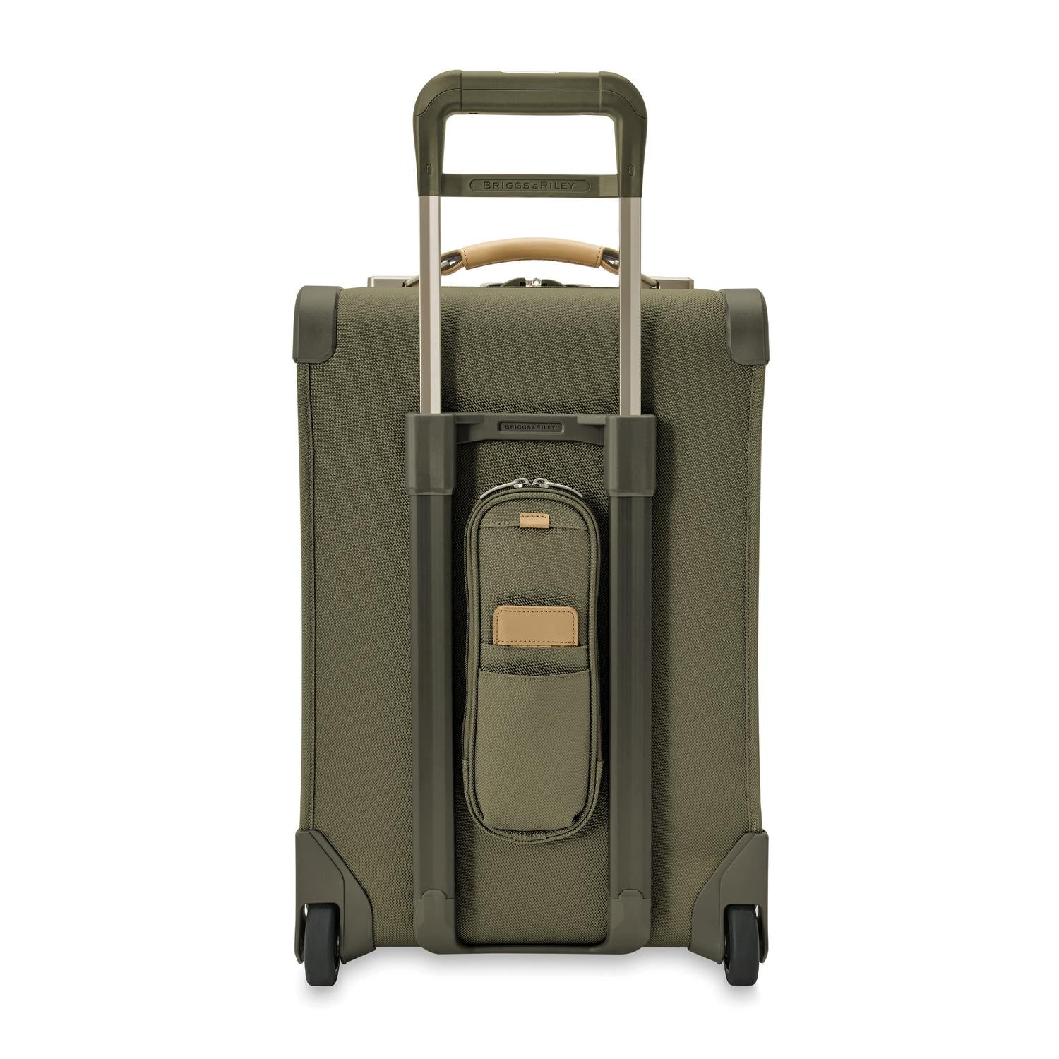 Briggs and Riley Essential 2-wheel Carry-On Olive Back View