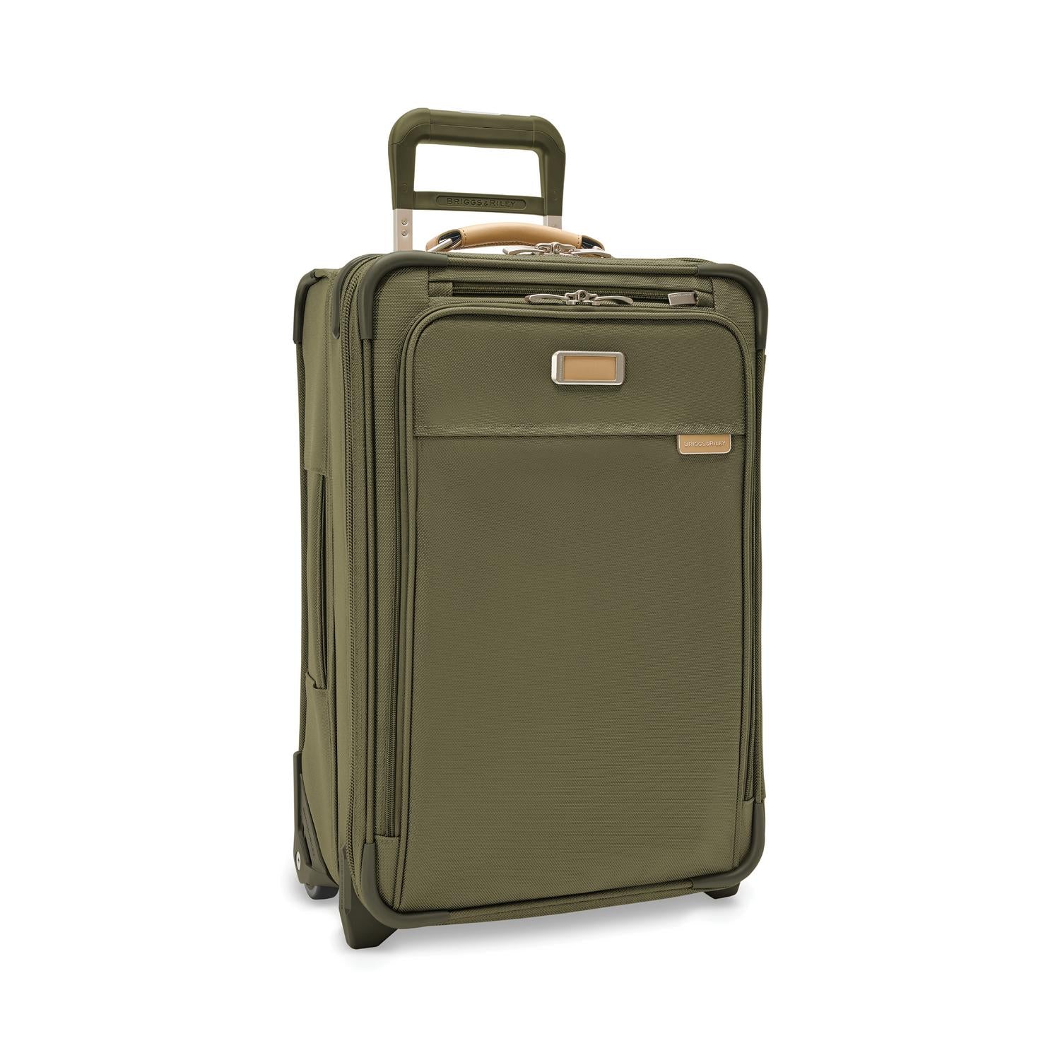 Briggs and Riley Essential 2-wheel Carry-On Olive Side View
