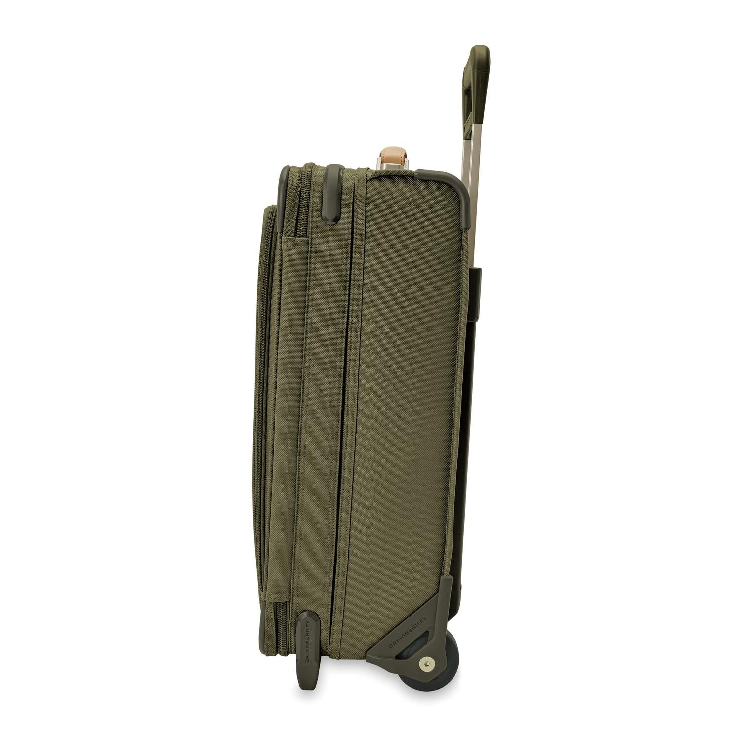 Briggs and Riley Essential 2-wheel Carry-On Olive Side View
