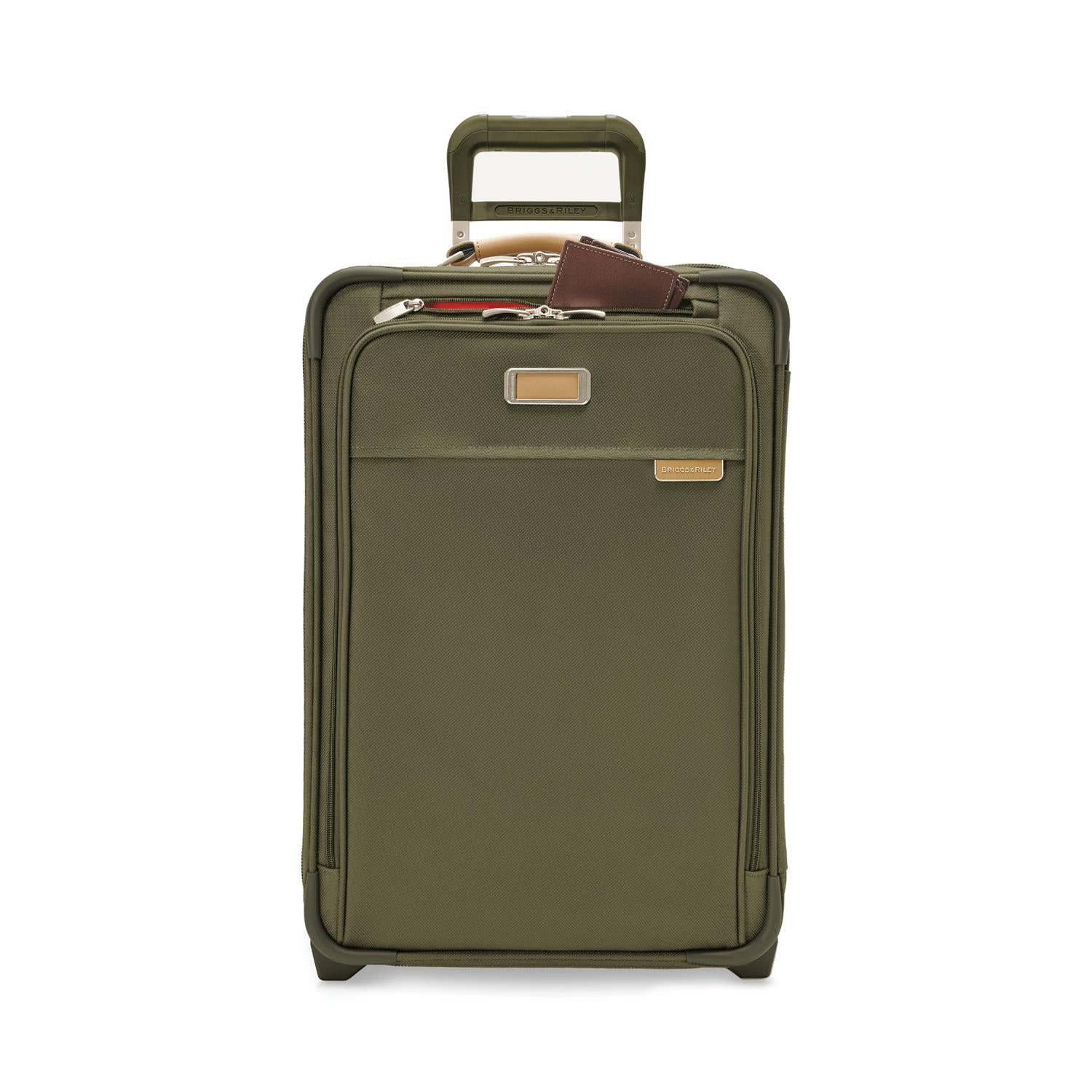 Briggs and Riley Essential 2-wheel Carry-On Olive  Front Pocket