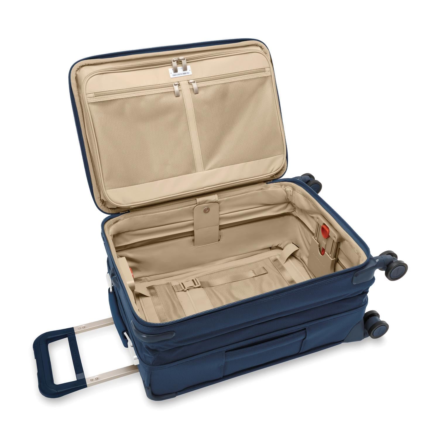 Briggs and Riley Essential Carry-On Spinner Navy Open View