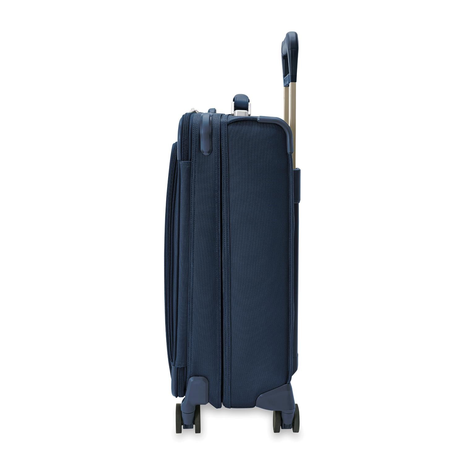 Briggs and Riley Essential Carry-On Spinner Navy Side