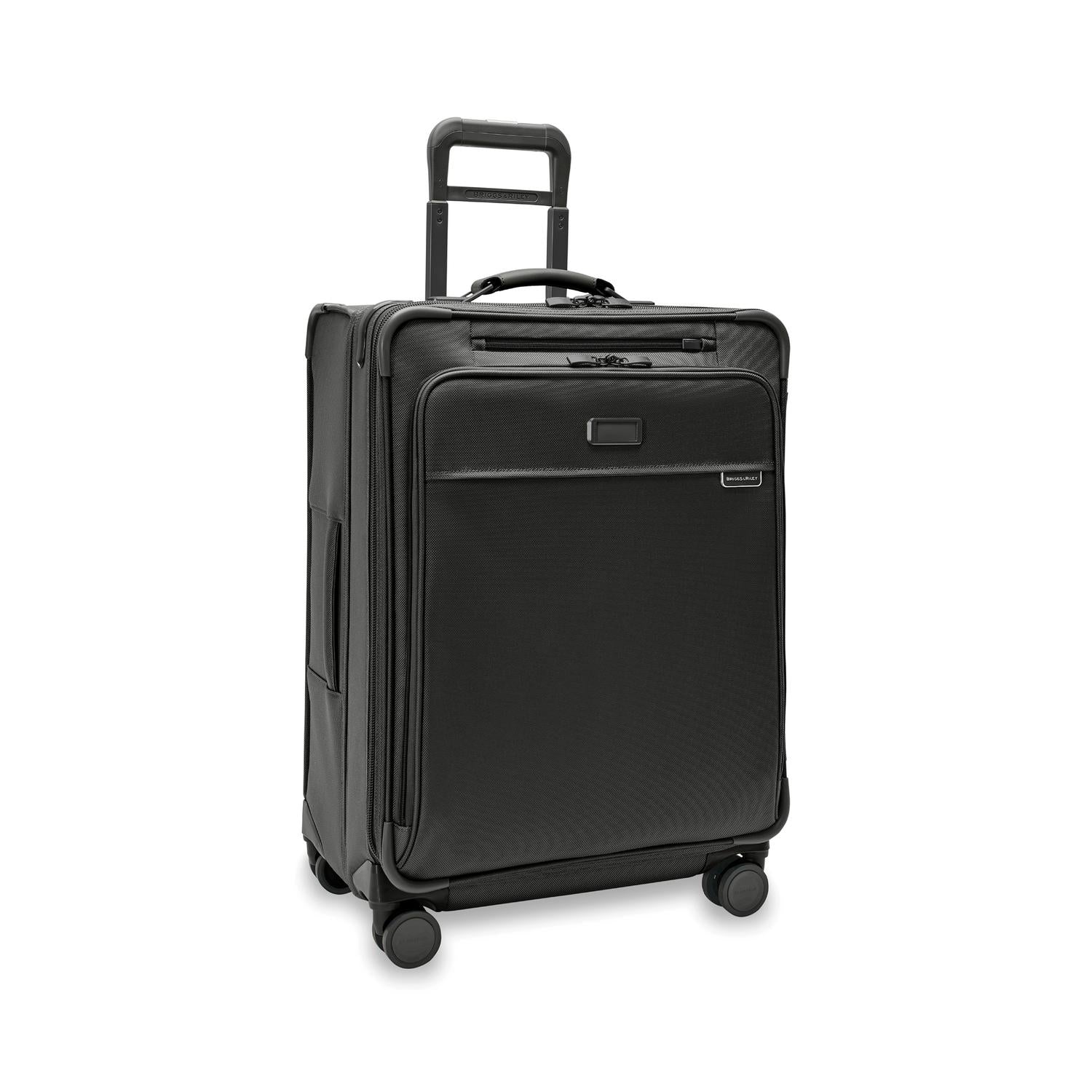 Briggs and Riley Medium Expandable Spinner Black Side View