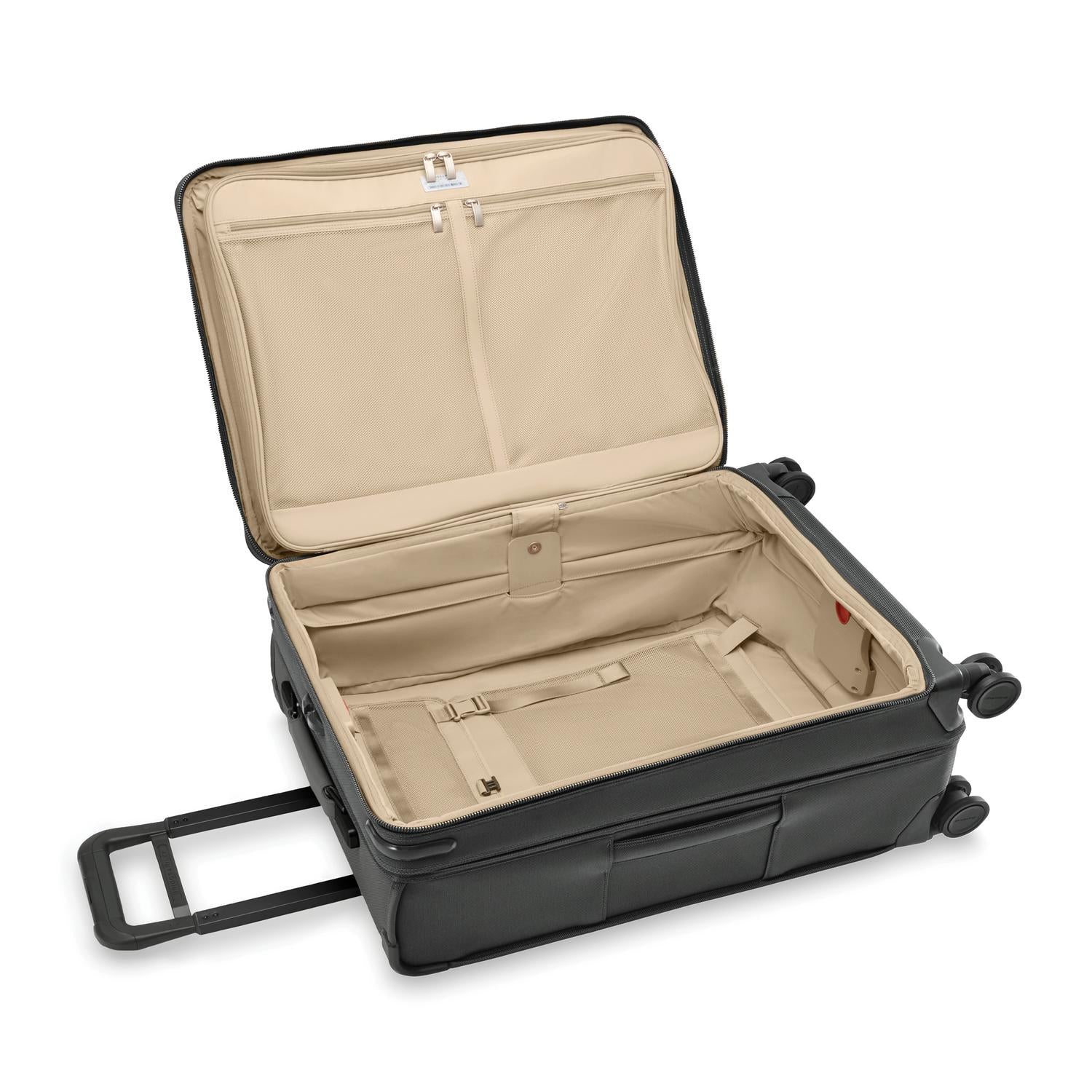 Briggs and Riley Medium Expandable Spinner Black Open