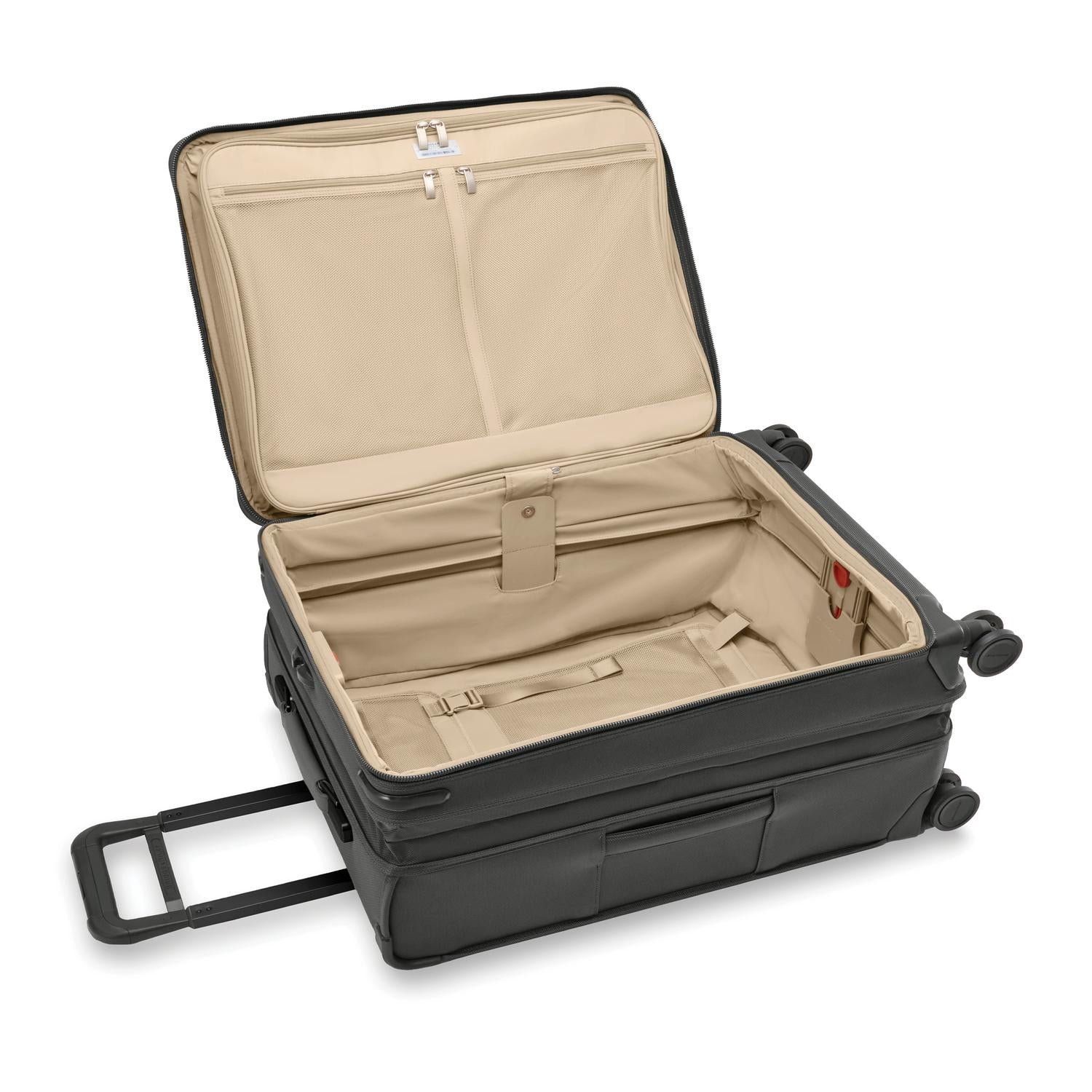 Briggs and Riley Medium Expandable Spinner Black Open View