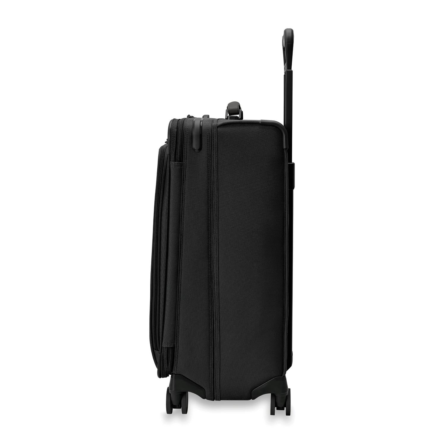 Briggs and Riley Medium Expandable Spinner Black Side View