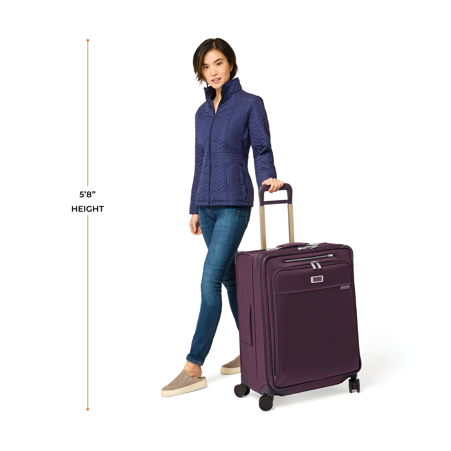 Briggs and Riley Medium Expandable Spinner Model Height 5&