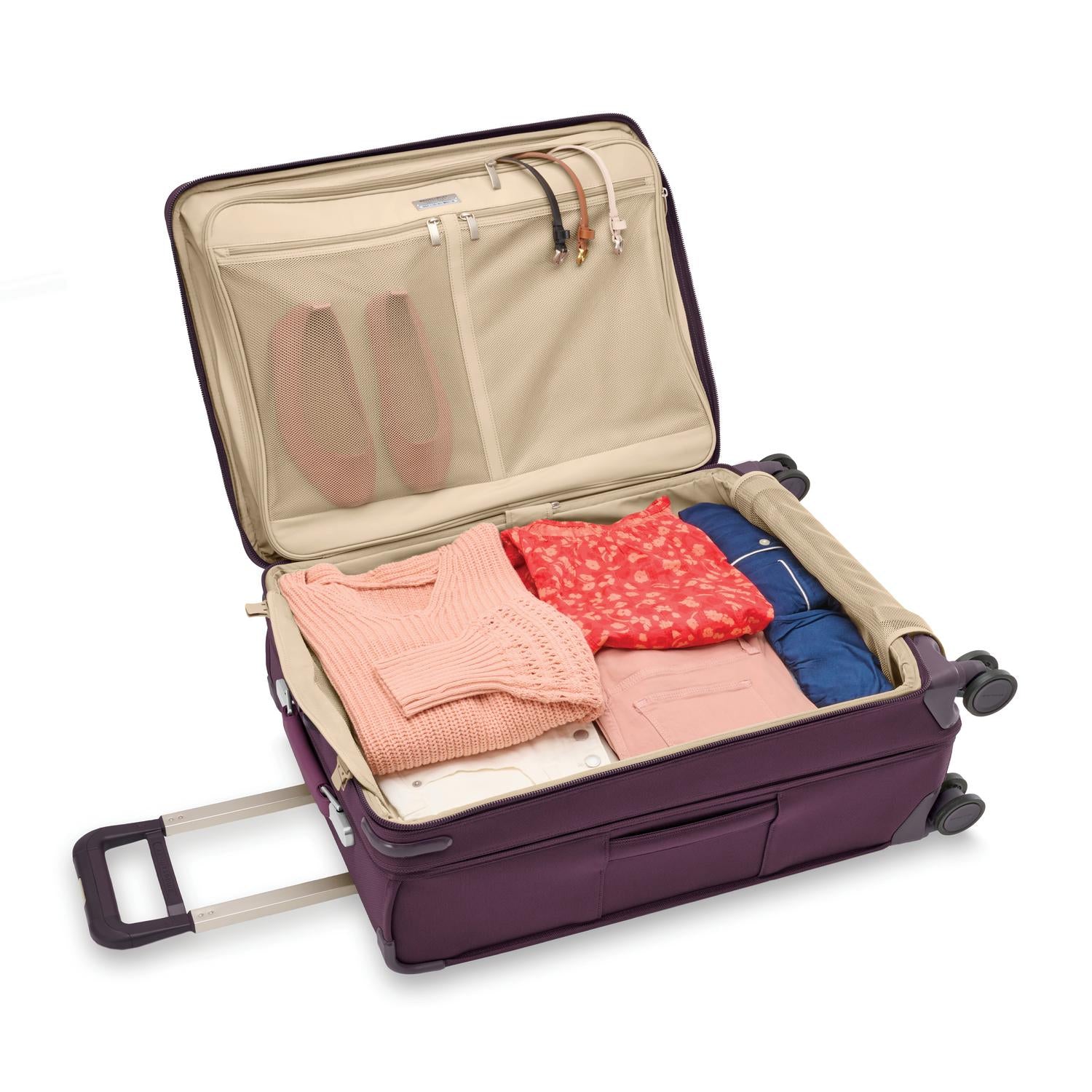 Baseline Medium Expandable Spinner Plum Open Packed