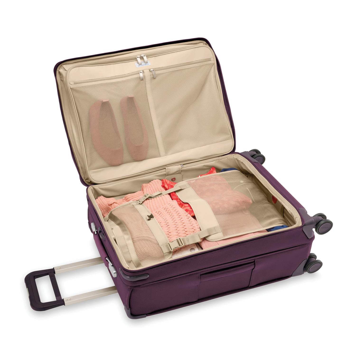 Baseline Medium Expandable Spinner Plum Open Packed