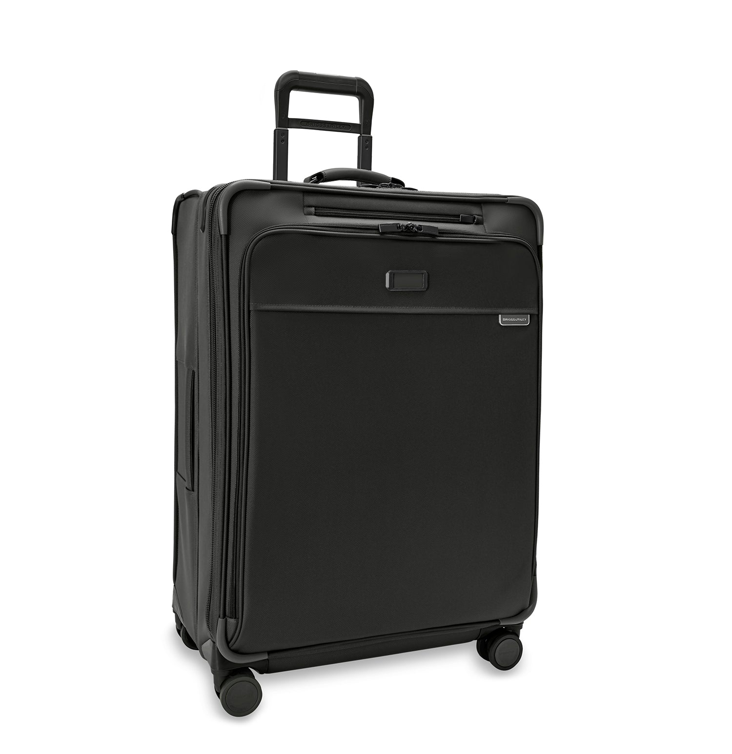 Briggs and Riley Large Expandable Spinner Black Front View