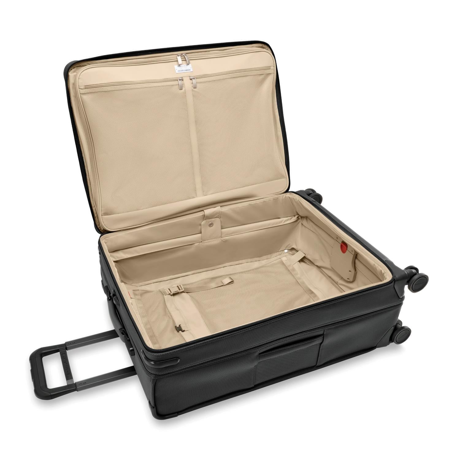 Briggs and Riley Large Expandable Spinner Black Open