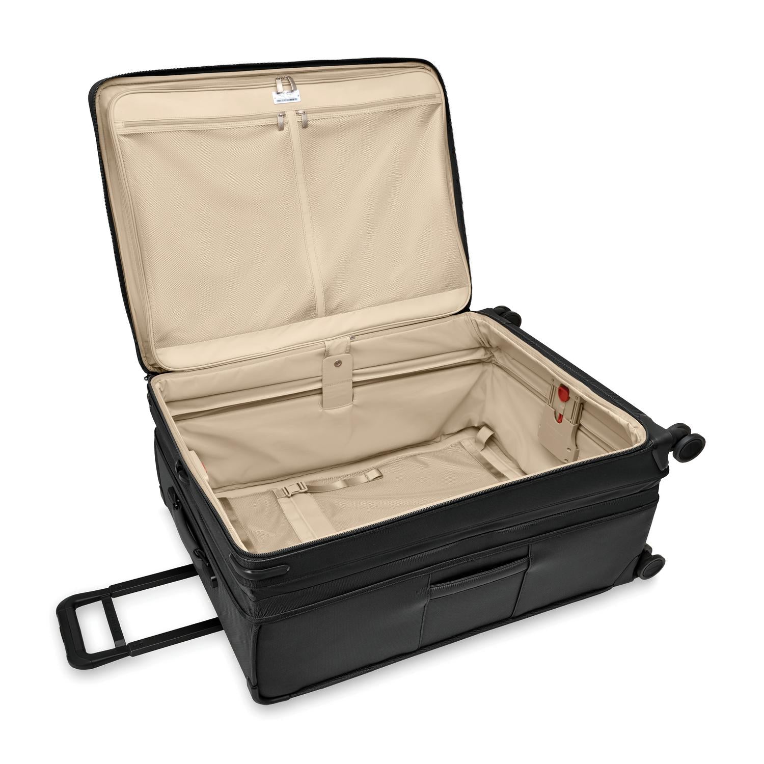Briggs and Riley Extra Large Expandable Spinner Black Open View